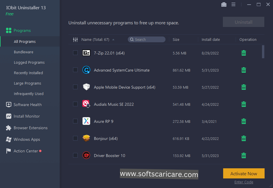 IObit Uninstaller Pro Versione crackata