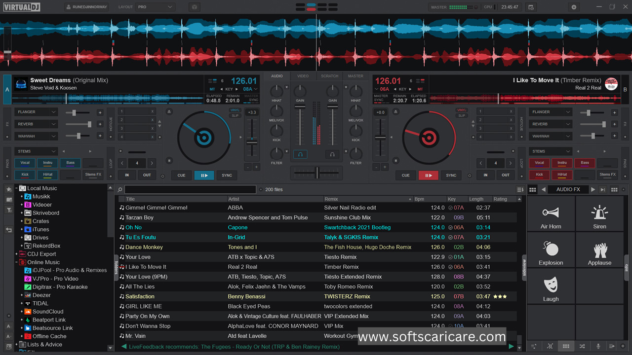 Versione crackata di Virtual DJ Pro